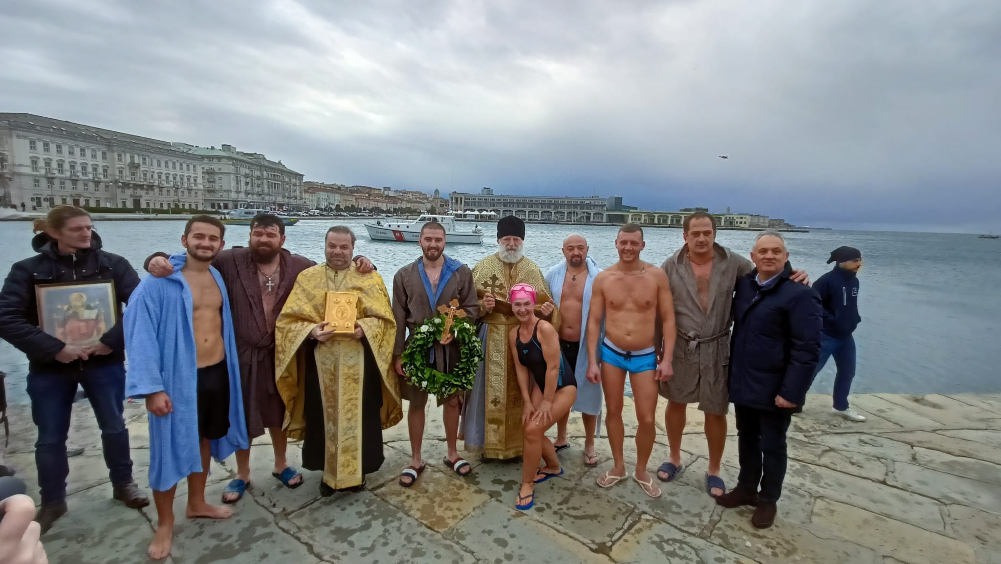 Epifania ortodossa: processione e benedizione delle acque dal Molo Audace Image